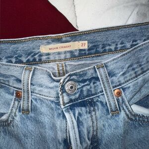 Levi's Light Blue Straight Leg Jeans